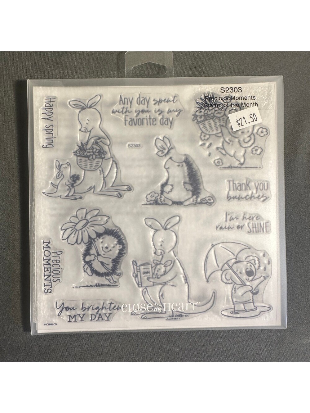Close To My Heart S2303 Precious Moments Acrylic Stamp Set